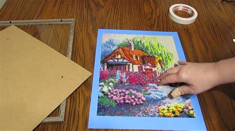 How to Frame Diamond Painting on Canvas: A Journey Through Artistic Expression and Practicality